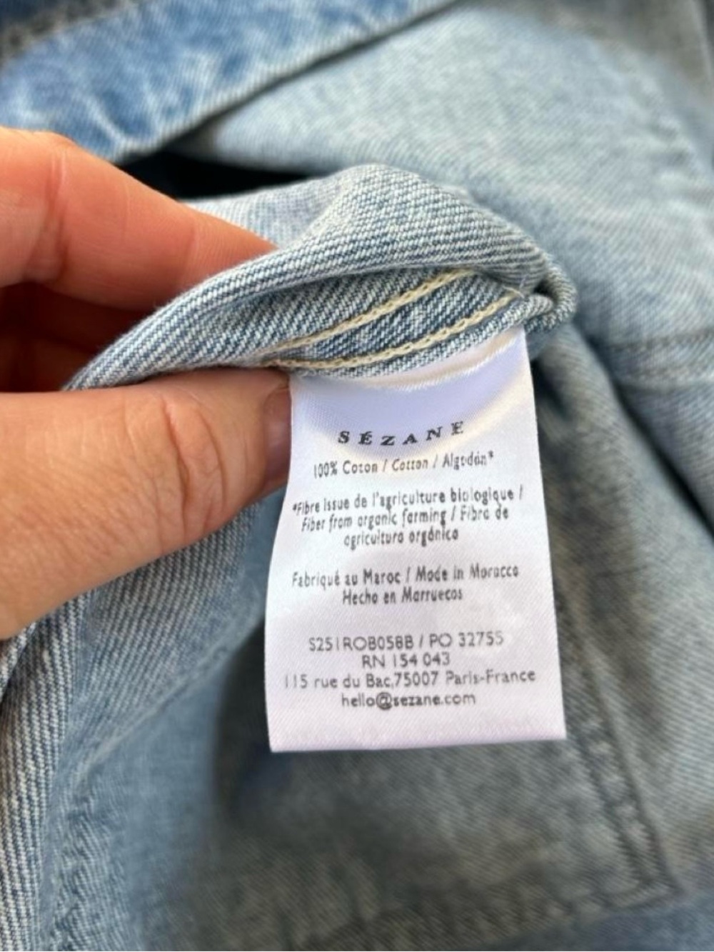 NWT Sézane Mirko Shirt Dress Blue Denim
Capsule Wardrobe 100% Cotton Woman’s 8 - Picture 7 of 10